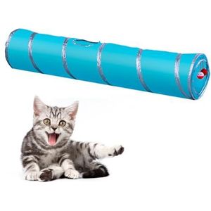 Interactieve speelbuis voor kittens met lichtgewicht, ademend ontwerp en decoratief balspeelgoed