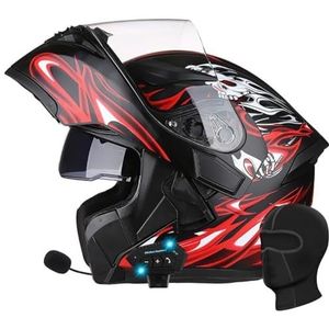 Motorhelm - Integraalhelm - Met Bluetooth - ECE-certificering - Voor Dames en Heren