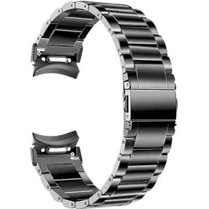 Titanium band geschikt for Samsung Galaxy Watch 6/4 Classic 47 43mm 42mm 46mm 6/5/4 40mm 44mm 5Pro 45mm Geen gaten Quick Fit Business Band(Gray,Galaxy Watch 5 40mm)