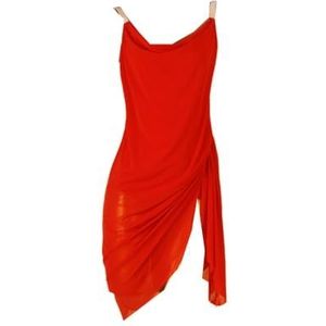 D,L,PONNYC Bretels Latijns Performance Danskleding Eenvoudige Ballroom Dansjurken Voor Dames Mesh Splice Salsa Danskleding Rugloze Tango Cha Cha Dansoutfit