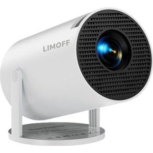 Draagbare Mini Projector met Android 11, 4K & 1080p Full HD, WiFi 6, Bluetooth 5.2, Auto Keystone, 180° Rotatie, 160 ANSI Lumen, tot 200” Beeld – Thuisbioscoop Compatibel met Netflix & Mobiel