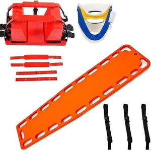 , Zwembad Rescue brancard met hoofd Bed en nek brace spinale immobilisatie Strapping System, voor vervoer noodgevallen Rescue