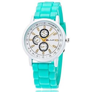 Hot Fashion Studenten horloges Quartz horloges Relogio Mode Dial Time Mannen Clock Silicone Kids Digital Watch Boys (Color : Green)