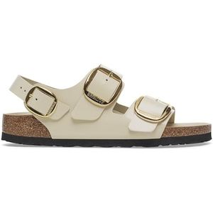Birkenstock - Milano - Gezondheidsslippers - Zwart - Leer