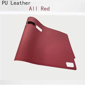 Auto Dashboard-afdekmat Voor CHERY JETOUR DASHING 2023-2025 Dashboard Dash Mat Cover PU Leer Anti-Slip Pad Beschermt Tapijt Zonnescherm Dashboard Light Proof Pad(AIl Red RHD)
