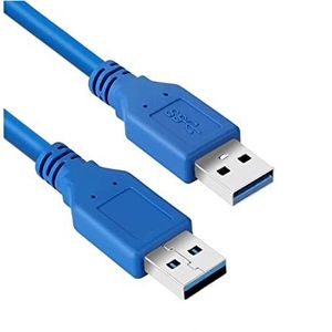 10 stuks USB 3.0 Kabel supersnelheid USB 3.0 2.0 Mannelijk Fit Compatible man USB Verlengkabel geschikt Fit Compatible radiator harde schijf USB 3.0 Data Cable Extender (Size : 0.6m, Color : Black)