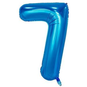 Tinnen folieballonnen 10 stuks digitale ballon 82 cm blauwe digitale ballon scène decoratie lichtplaat aluminium film ballon - blauw 7
