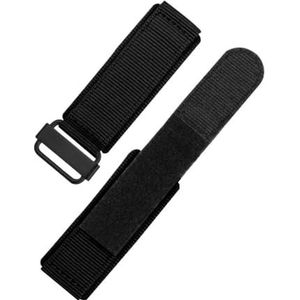 Nylon Horlogeband fit for Seiko for Rolex klittenband horlogeband sport Armband waterdichte bandjes 22mm 24mm (Color : Black black, Size : 22mm)