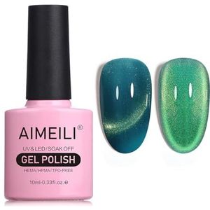 AIMEILI Hema Free Cat Eye Gel Nagellak UV LED Gellack Soak Off Vegan Cruelty-Free Gel Polish 10ml (752)