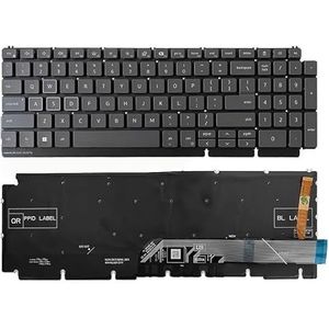 Laptoptoetsenbord voor G15 Ryzen Edition 5505 5518 5520 5521(White With Backlit)