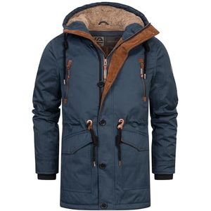 INDICODE JEANS Winterjas 'Gillespie'  donkerblauw