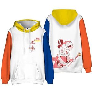Jax Pomni Print Hoodie Cartoon Sweatshirt Jas Hoodies Casual Lange Mouw Kleding Tops Anime Hoodie Trui, B, 140