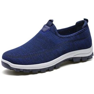 Outdoor Wandelschoenen, Running Schoenen Een Voet Stijgbeugels Sportschoenen Mannen Ademende Vrije Tijd Uitgehold Mesh Zachte Bodem Schoenen(Blue,43 EU)