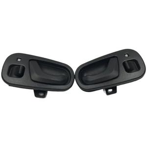 Auto Binnendeur Handvat Auto Voor En Achter Binnen Deurklink Voor Suzuki Voor Swift Voor Metro 92-94 Zwarte Auto Interieur Deurgrepen Vervanging Auto Interieur Deurklink(2 Pcs LH and RH)