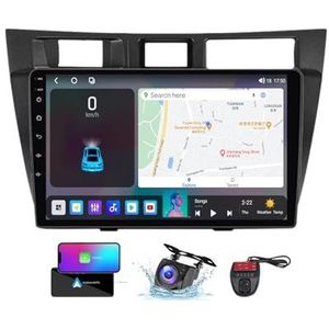 9 Inch Touchscreen Dubbel DIN Autoradio Compatibel met Toyota Mark 9 GX110 2000-2007 met FM RDS DAB+ Autoradio Stuurbediening WiFi 4G Draadloze Carplay Android Auto Bluetooth DSP(NF-6)