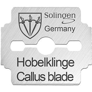 Drei Schwerter - 80 vervangende mesjes (8 pakjes met 10 stuks) voor eeltschaaf - merkkwaliteit uit Duitsland