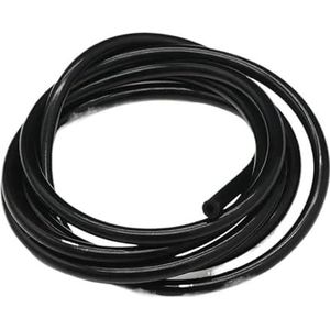 1 Meter ID 1 2 3 4 5 6 7 8 9 10 mm Siliconen Buis Flexibele Rubber Slang Food Grade Frisdrank Pijp Water Connector voor Motoren, Auto (Zwart, ID 0,5 mm OD 1 mm)