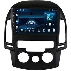 Android 13 Autoradio 9 inch Touch scherm dubbele Din auto stereo voor Hyundai I30 2006-2011 met Bluetooth/FM radio/wifi/USB/stuurwielbediening/GPS(8 Core 8+256G)