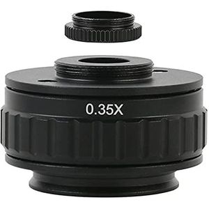 Microscoop accessoires 1X 0.35X 0.5X C mount Adapter Lens Simul Focal Verstelbare H_DMI VGA Camera Installatie naar Nieuw Type Trinoculaire Stereo Microscoop Geschikt voor de meeste Microscopen