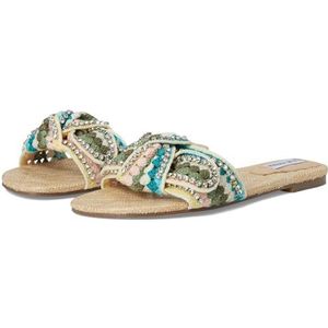 Steve Madden Misha damessandalen, turquoise multi, 39 EU, Turquoise Multi, 39 EU
