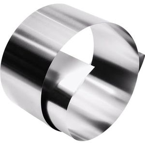 304 roestvrijstalen folierol, 1 stuk dikke 0,01 tot,3 mm dunne staalplaat, roestvrijstalen folie for industriële apparatuur(0.1x12x1000mm)