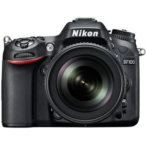 Nikon D7100 SLR digitale camera (24 megapixels, 8 cm (3,2 inch) TFT-monitor, Full-HD-video) kit incl. AF-S DX 18-105 mm 1:3,5-5,6G ED VR objectief zwart