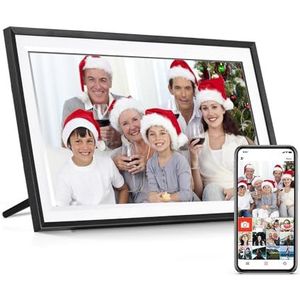 15.6 ""WiFi Digitale Fotolijst Cloud 1920 * 1080 TFT Touch Control 16GB APP Achterkant Stand Perfect For Kerst Festival Eenvoudig delen
