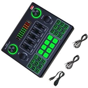 V9SJ Live geluidskaart 12 scène en elektronische effecten Voice Changer en Tuning
