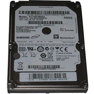 Seagate ST750LM022 Momentus Spinpoint M8 interne harde schijf (2,5 inch), SATA II, 5400 rpm, 750 GB