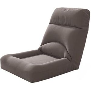 vloerstoel Enkele bank Verdikte pluizige banken Opvouwbare fauteuil Comfortabele rugleuning Kleine bank vloer stoel bank (Color : F, Size : G)