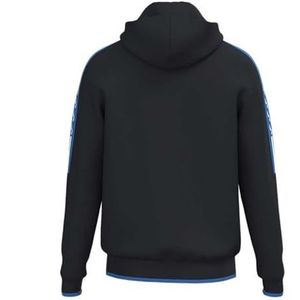 Joma - Heren sweatshirt - Olympiade - capuchon - ritssluiting, Royal Zwart, XL