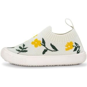 Jan & Jul wasbare sneakers, lichte zomerschoenen voor meisjes (Gele bloem, EU maat 24)