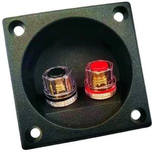 Banaan Socket Luidsprekers Terminals Aansluitdoos Accessoires Kopers Junction Clip Vierkante Aansluitdoos Binding Post Connectors