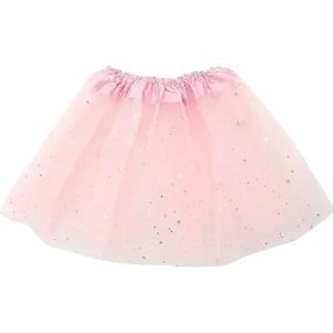 Tutu Rokken Zomer Kids Star Glitter Dance Tutu Rok voor Meisje Pailletten 3 Lagen Tule Peuter Kant Pettiskirt Kinderen Chiffon 2-8T Dames Tiener Tutu Rokken, pk, Eén maat