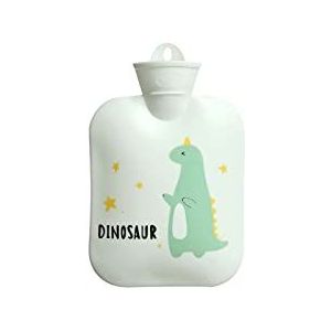 DieffematicRSD Warmwaterkruik Nieuwe waterinjectie warmwaterzak medium cartoon verdikte pvc-warmwaterzak creatieve mode draagbare handwarmer (Color : White)