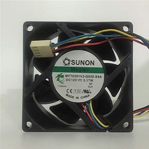 CPU Cooler MF70251V2-Q020-S9A 12V 3.17W 7cm 70 * 70 * 25mm 4line chassis cooling fan