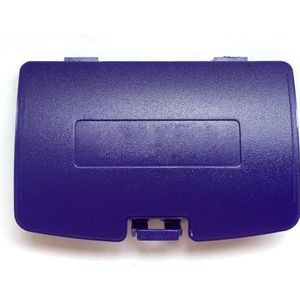 Batterij Back Deur Cover Case voor Gameboy Kleur GBC Game Jongen Kleur Vervang Paars