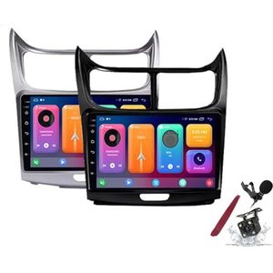 Android 15 Autoradio Sat Navi voor C-hevrolet Sail (2009-2013) 9 Inch Touchscreen Multimedia Player met Draadloze Carplay GPS Navigatie FM RDS Bluetooth 5G-WiFi SWC DSP,M100s