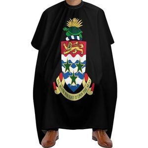 Salon Cape Kaaiman Eilanden Wapenschild Kapper Cape Premium Kappers Cape Professionele Kapper Cape Voor Herbruikbare Thuis Kapper Accessoires 140x168cm