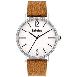 Timberland heren analoog kwarts horloge met lederen armband TBL15636JYS.01