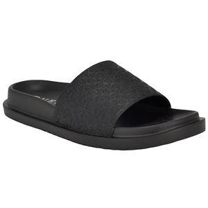 GUESS Heren Vartino Slide Sandaal, Zwart 001, 6 UK, Zwart 001, 40 EU