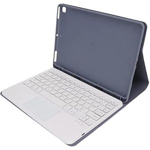 Tablethoes Smart-toetsenbordhoes Verstelbare Hoek Precieze Uitsparingen ABS PU met Touchpad voor Pro 10,5 Inch 2017 (Paars)