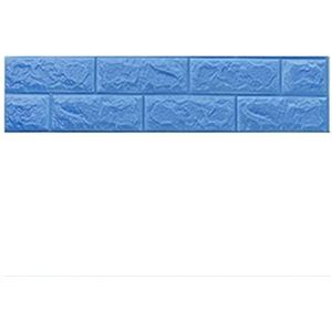 Behangranden zelfklevend,plintafwerking, 3D decoratieve randrandstrip muursticker zelfklevend for olieverfschilderij, trappen, doe-het-zelf wanddecoratie, zwart, 7,5 cm * 70 cm (Color : Royal Blue,