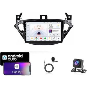 Android 13 Dubbel Din Auto Stereo Touchscreen Auto Stereo Voor Opel Corsa 2014-2019 Met Bluetooth GPS Navigatie WiFi FM Radio USB/SWC/Plug en Play Ondersteuning Carplay&Android Auto(4 Core Wifi 1G+32G