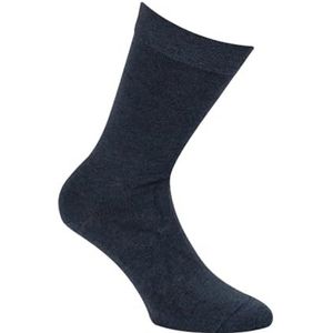 Boru Bamboo Klassieke bamboe sokken voor heren en dames, Oeko-Tex-gecertificeerd, in verschillende kleuren en maten, 1 x jeansblauw, 46/47 cm