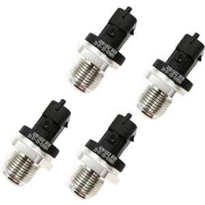 Fuel Pressure 0281002908 281002908 Brandstofdistributiesensor Gemeenschappelijke regelaar/geschikt voor Hyundai H-1 2.5/geschikt voor C-RDI/geschikt voor K-IA/geschikt voor S-ORENTO (4 stuks origineel