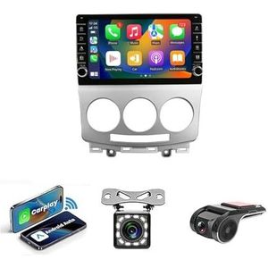 Android 14 Auto Stereo MP5 Player 9'' Screen Autoradio Voor MAZDA 5 Mazda 5 2005-2010 Car-play Android Auto GPS-navigatie Bluetooth RDS FM AM DAB+ Radio Stuurbediening Voice Control(NF-4 8Core 4+64G)
