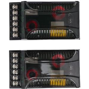 2-weg Car Audio Crossover, 2-delige Luidsprekerfrequentieverdeler Car Audio Passieve Crossover Tot 300 Watt, Overstroombeveiliging Warmteafvoer Universele Luidsprekerfrequentieverdeler