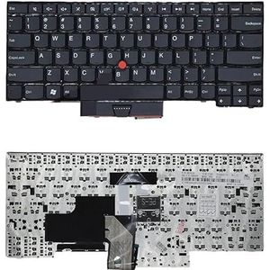 Vervangend toetsenbord voor laptop, compatibel met Lenovo Thinkpad E430 E430C E330 E430S E435 S430 E445 E335 T430U L330(With mouse joystick)