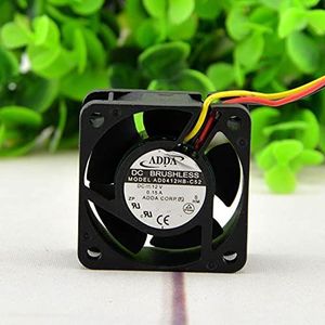 ADDA 4020 DC12V 0.15A AD0412HB-C52 4cm 3-wire 3pin tachometer fan